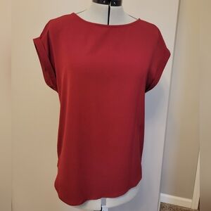 Elegant Burgundy Blouse